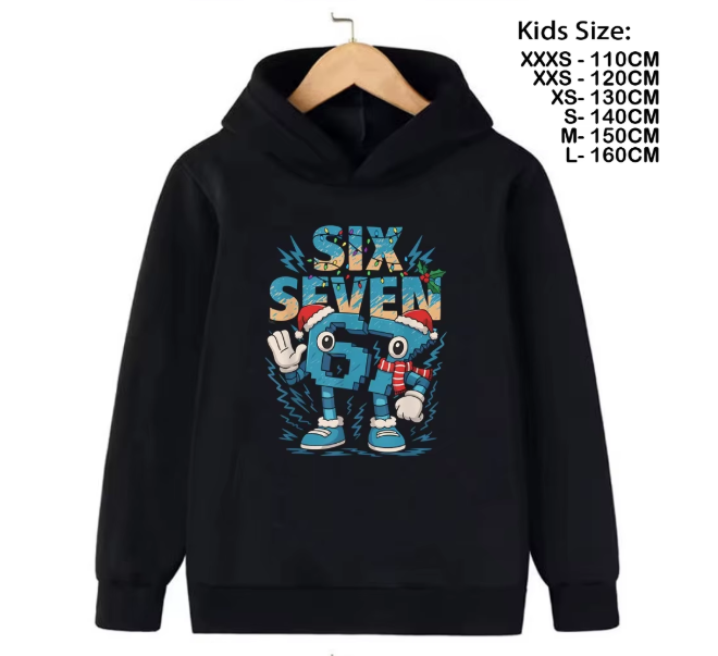 Kids’ Christmas 67 Brainrot Hoodie – the viral holiday trend everyone wants!