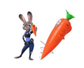 Zootopia Judy Hopps Carrot Voice Recorder Pen – Cute Cartoon Talking Carrot Toy